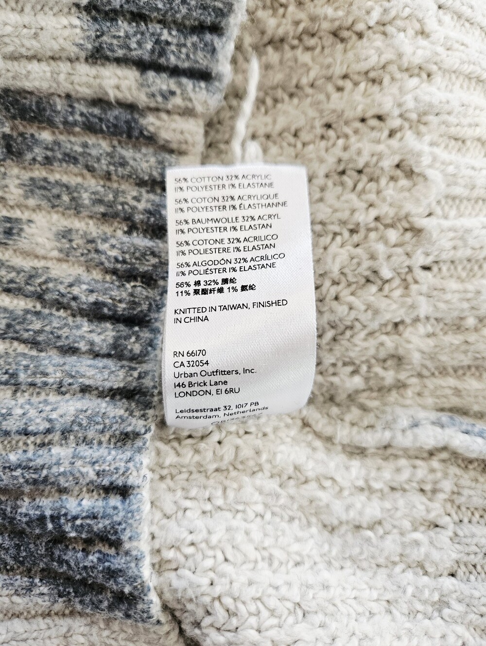 Anthropologie Pilcro Spotted Turtleneck Chunky Cable Knit Oversized Sweater M - Picture 11 of 11